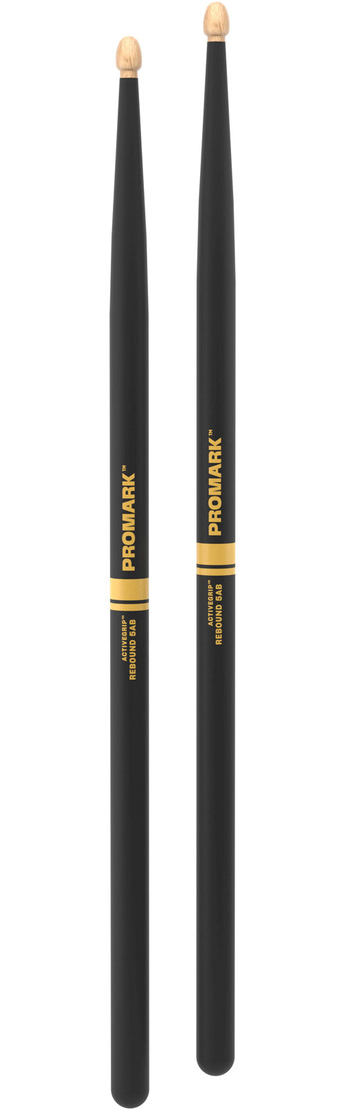 R5ABAG - Rebound 5AB ActiveGrip Hickory Drumstick Acorn Wood Tip