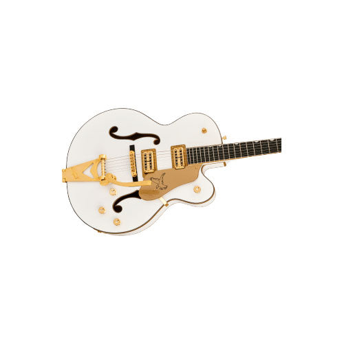 Synchromatic Falcon Hollowbody Single-Cut mit Bigsby EBO Snowcrest Weiß