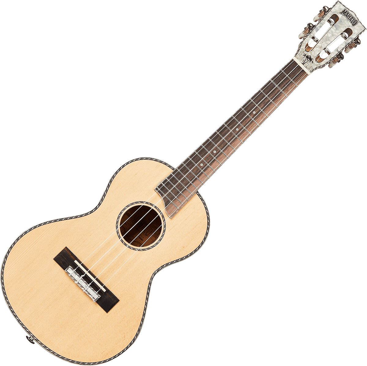 Tenor Elektro Natur Perlenkopf + Hülle
