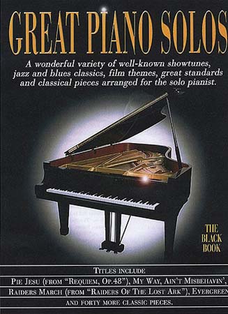GREAT - PIANO SOLOS BLACK REVISED