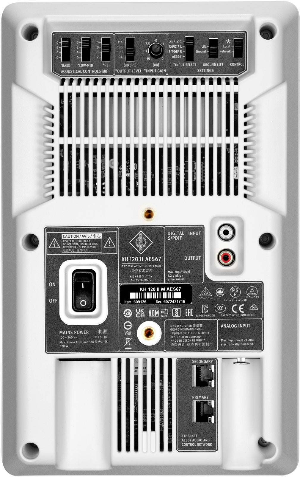 KH 120 II Weiß AES67