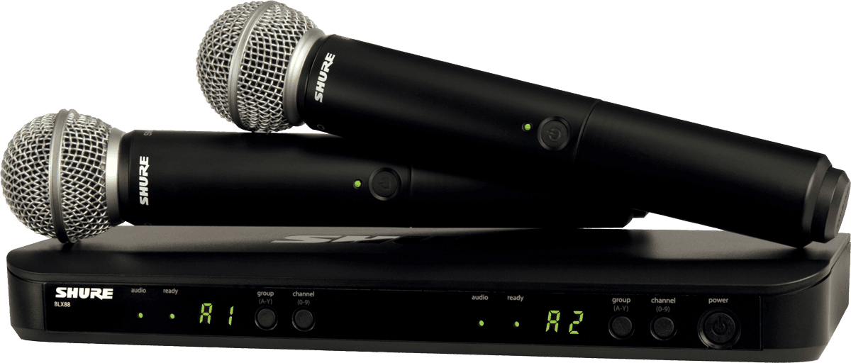 BLX DUAL RECEIVER & MICROPHONE SM58 - H8E