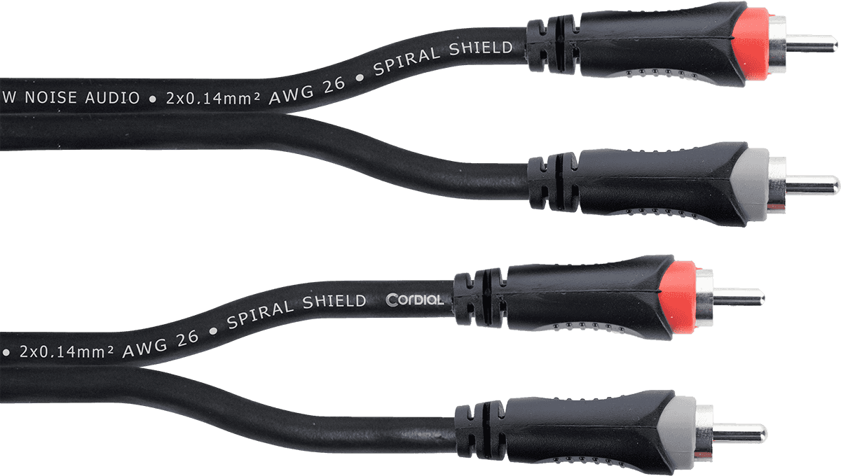 Doppeltes Audiokabel RCA / RCA 3 M