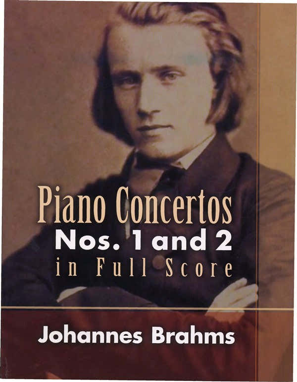 Johannes Brahms - Klavierkonzerte Nr. 1 und 2 in vollständiger Partitur - Orchester