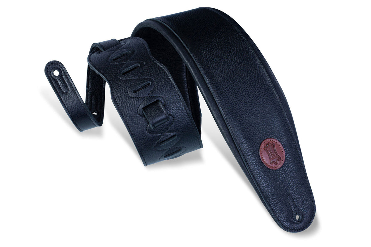 Levys 11 CM BLACK PADDED LEATHER