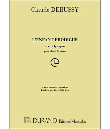 Debussy C. - Enfant Prodigue - Chant et Piano