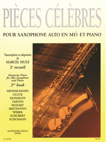 Famous Pieces For Alto Saxophone and Piano Vol. 2