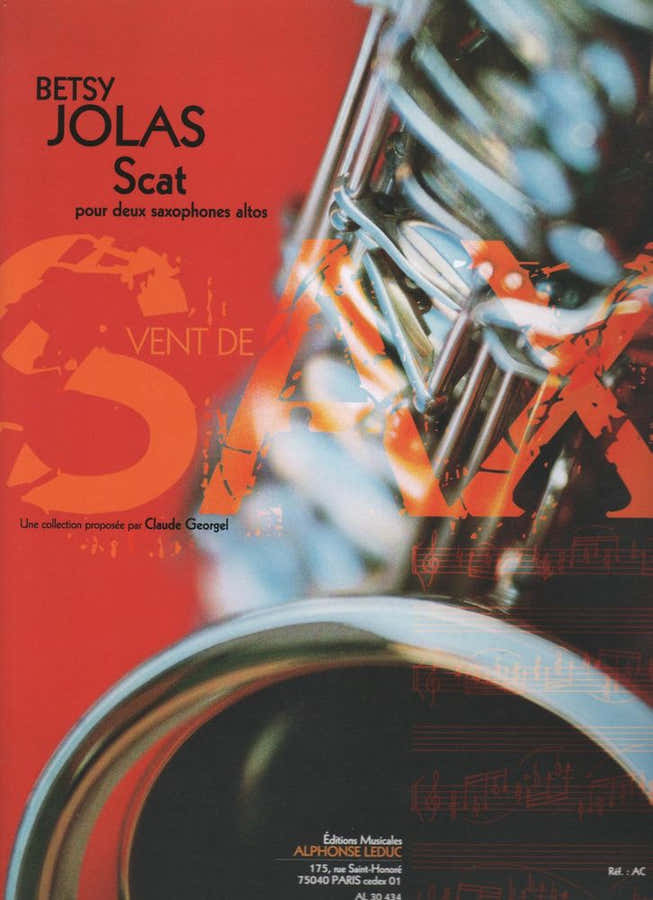 JOLAS BETSY - Scat für 2 Altsaxophone