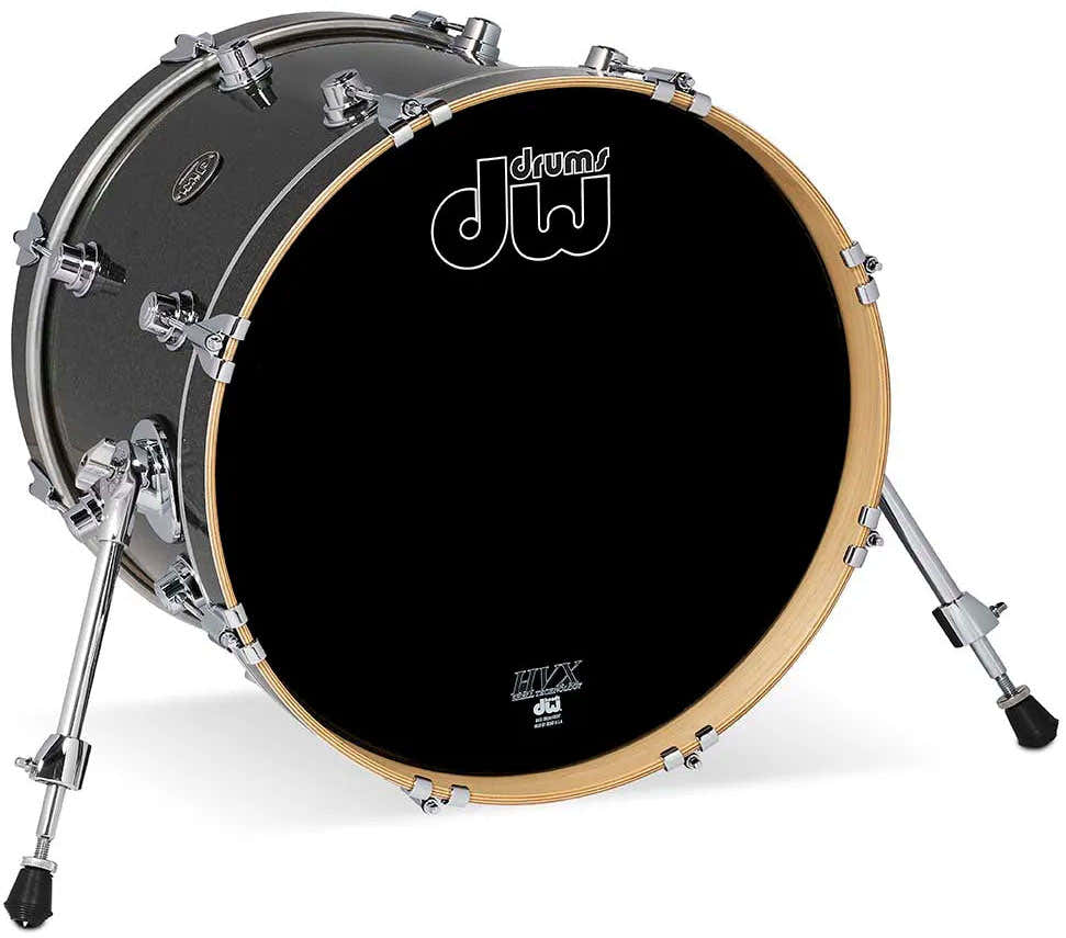 18X14 BASS DRUM PERFORMANCE FINISH PLY / SATIN OIL PEWTER SPARKLE