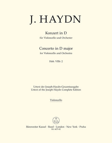 HAYDN J. - KONZERT IN D HOB. VIIb:2(VIOLONCELLE)