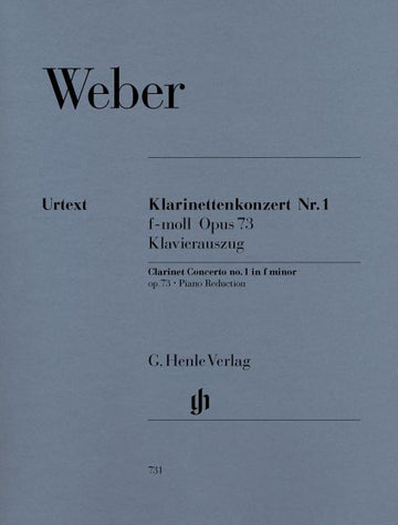 Weber C.M.V. - Clarinet Concerto And Orchestra No. 1 F Minor Op. 73