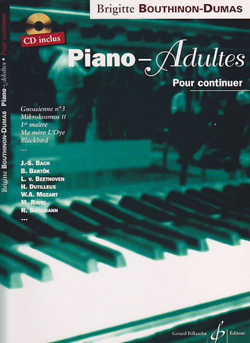 BOUTHINON-dumas B. - PIANO-adultes Vol. 2