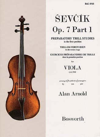 Sevcik - Op.7 Part 1 - Exercices Preparatoires De Trilles - Alto