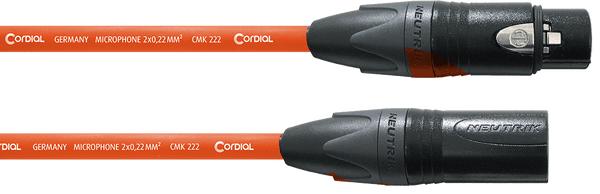 Mikrofonkabel XLR 5 M Orange