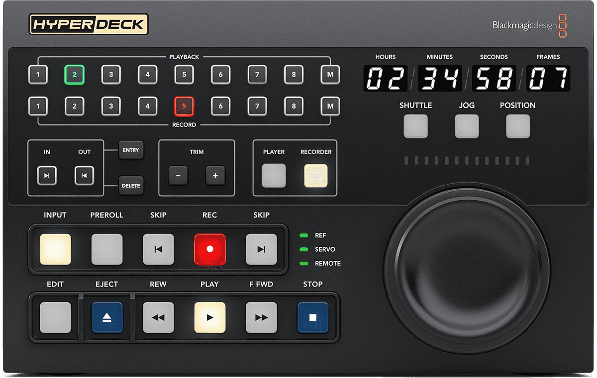 HyperDeck Extreme Control