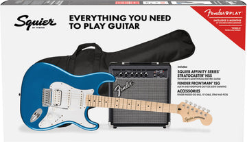 Stratocaster Hss Affinity Pack Mn Lake Placid Blue
