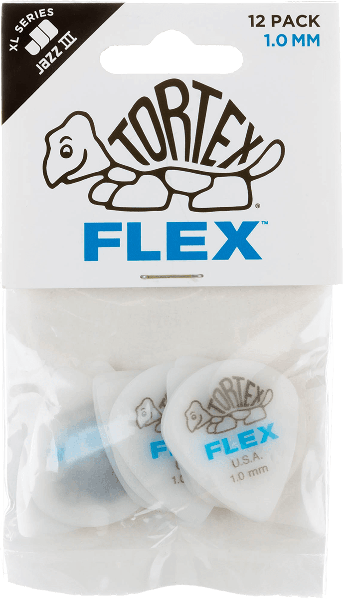 12 x 1,00mm Tortex Flex Jazz III XL