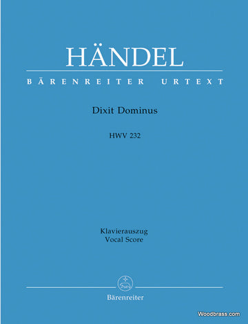 Handel G.F. - Dixit Dominus HWV 232 - Vocal Score