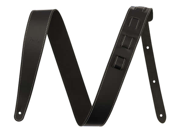 2" Essentials Ledergurt Schwarz