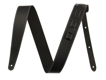 2" Essentials Ledergurt Schwarz