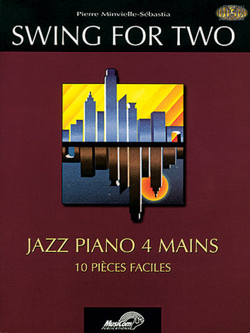 MINVIELLE-SEBASTIA P. - SWING FOR TWO + CD - PIANO 4 MAINS