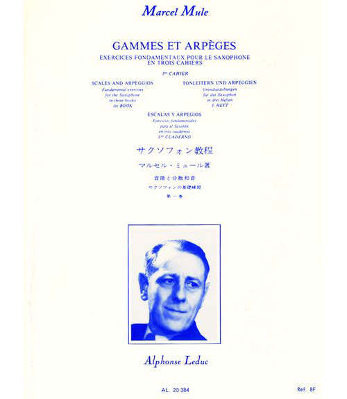 MULE M. - GAMMES ET ARPEGES VOL.1 - SAXOPHONE