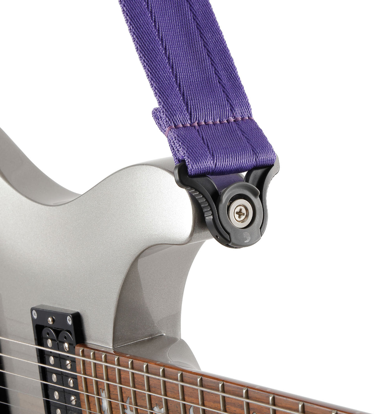 Auto-Lock-Gitarrengurt, Dunkelviolett