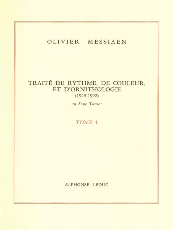 Abhandlung über Rhythmus, Farbe und Ornithologie
