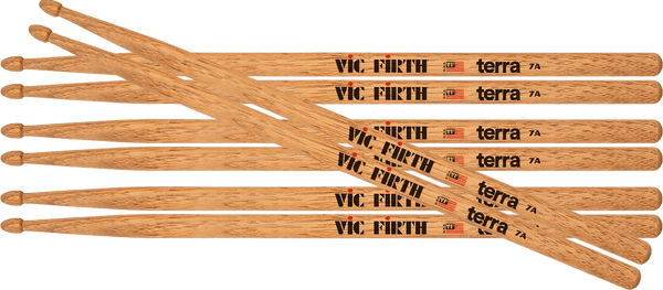 Vic Firth PACK 4 PAIRS 7A AMERICAN CLASSIC TERRA