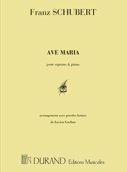 SCHUBERT - AVE MARIA - VOIX SOPRANO ET PIANO