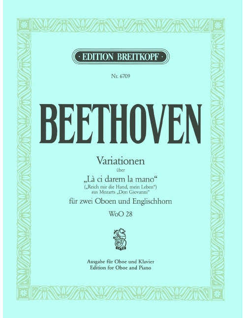 Beethoven Ludwig Van - Variationen Uber ?La Ci Darem? - Oboe Piano