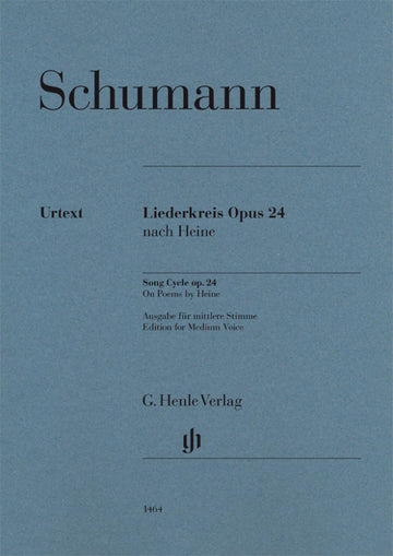SCHUMANN ROBERT - LIEDERKREIS OP.24 - MEDIUM VOICE & PIANO