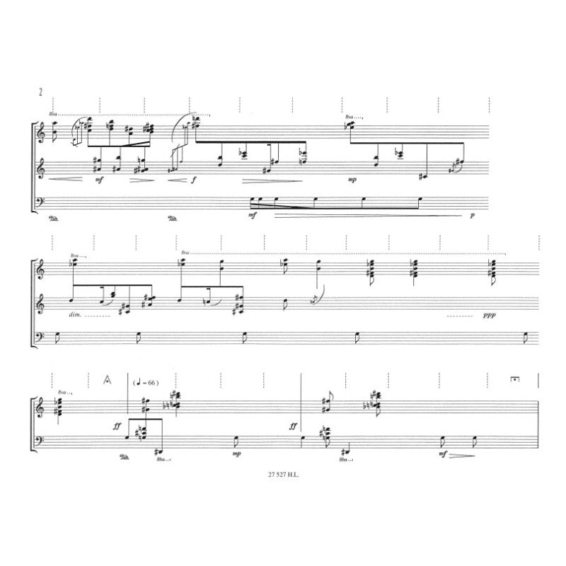 Murail Tristan - Abschiedsglocken und ein Lächeln... In Memoriam Olivier Messiaen - Klavier
