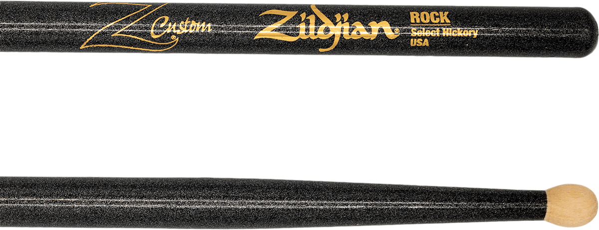 DRUMSTICKS Z-CUSTOM ROCK BLACK CHROMA