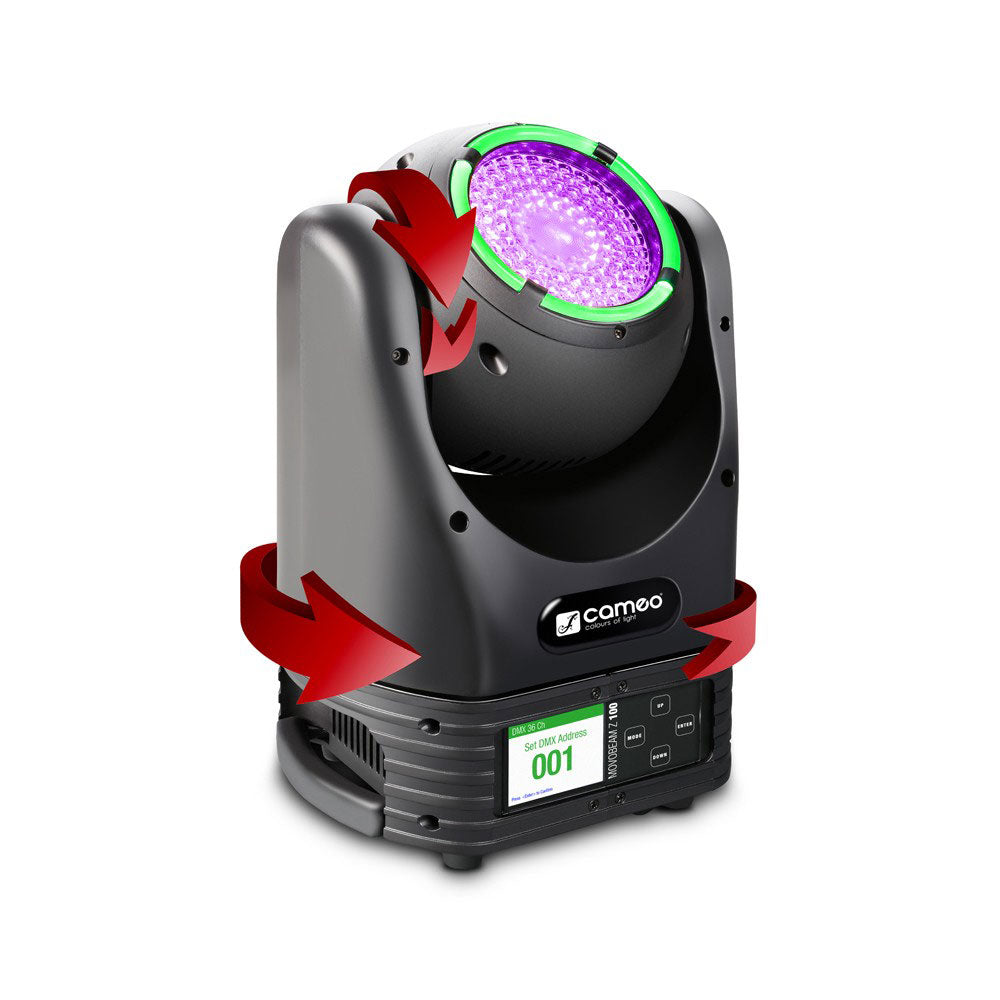 MOVO BEAM Z 100 - SLOTTED SPOTLIGHT MIT LED CROWN UNBEGRENZTER DREHUNG UND ZOOM