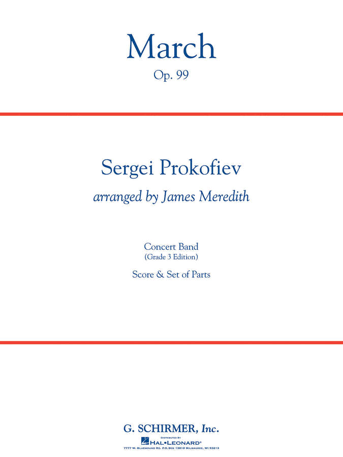 Prokofiev S. - March Op.99 - Score & Parts
