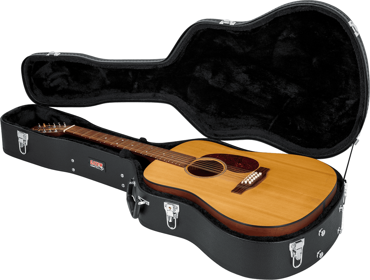 Dreadnought-Koffer für 6 & 12 Saiten aus Holz - GWE