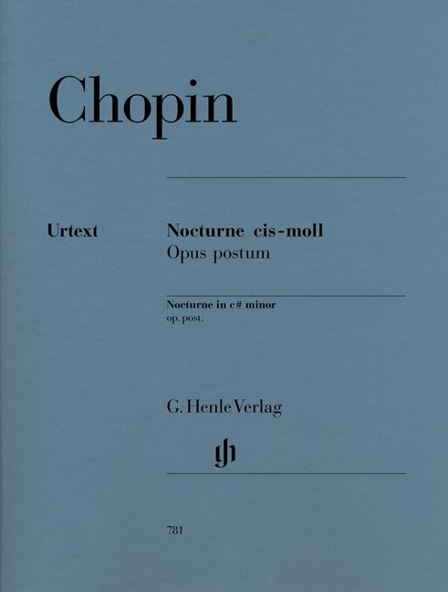 Henle Verlag Chopin - Nocturne Ut Dièse Mineur Op. Post. - Piano