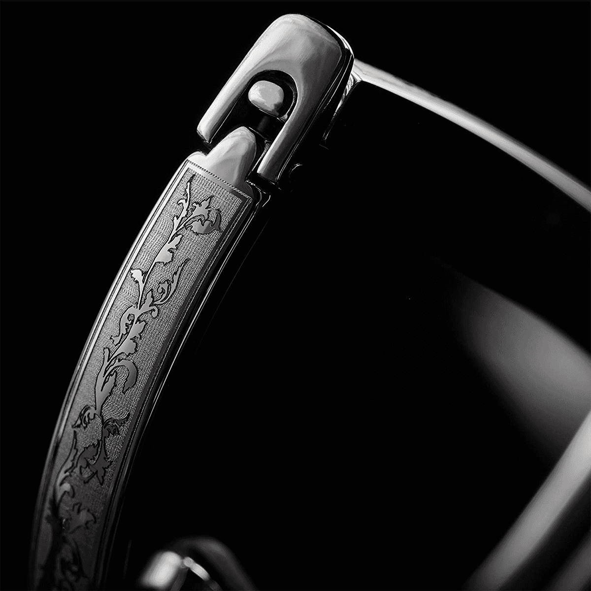 Heritage Gitarrenstil 3 Breit Silber