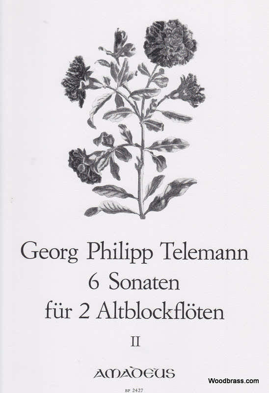 Telemann G.P. - 6 Sonaten Vol. 2 - 2 Sopranblockflöten