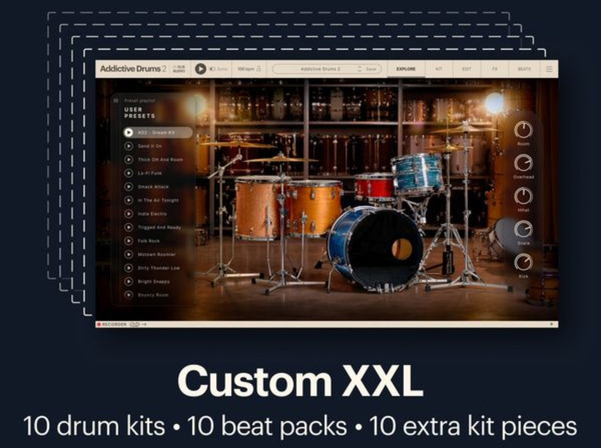 XLN Audio Addictive Drums 2 Custom XXL-Kollektion