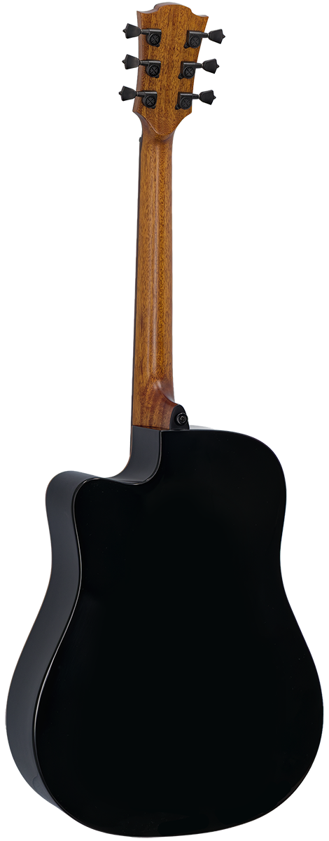 Tramontane T118DCE-BLK Dreadnought Cutaway Elektro Schwarz
