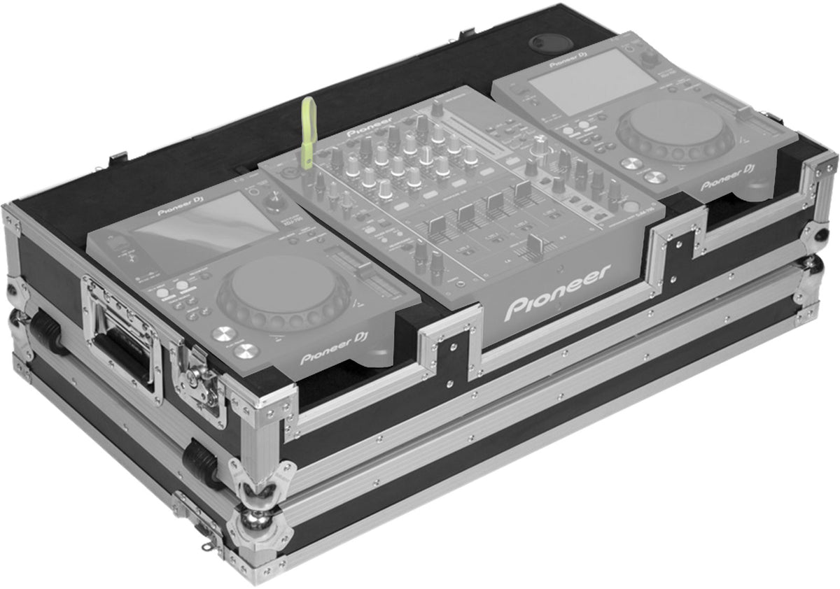 Flight Konsole 10/12'' XDJ700 und DJM750 W Silber