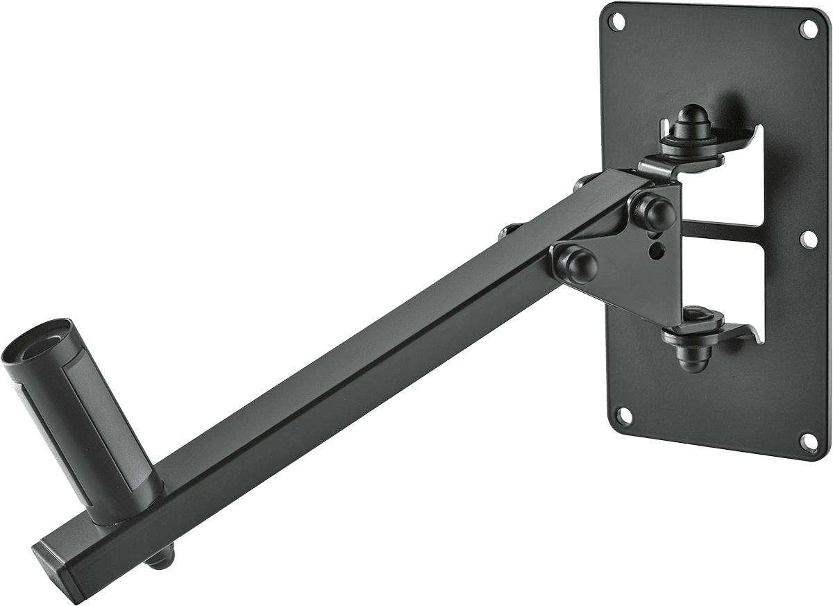 SPEAKER WALL MOUNT BLACK; W. EXPANDING MANDREL