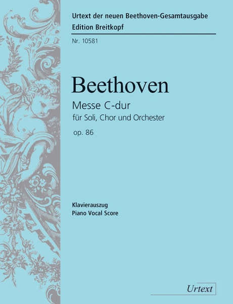 Edition Breitkopf Beethoven L.V. - Messe Do Majeur Op. 86 - Ch Choeur Piano