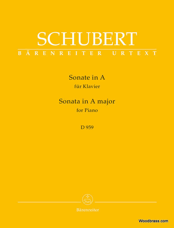 Schubert F. - Sonata In A Major D 959 - Piano
