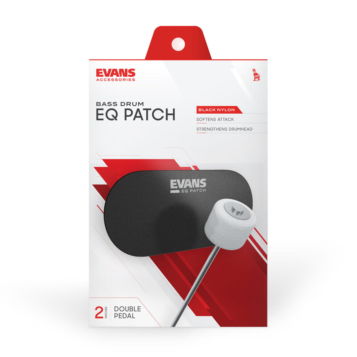 EQPB2 - Patch Für Doppelpedal EQ Schwarzes Nylon