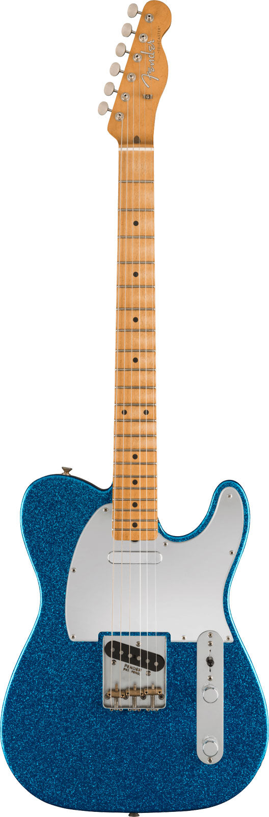 Telecaster Signatur MN Blaues Sparkle