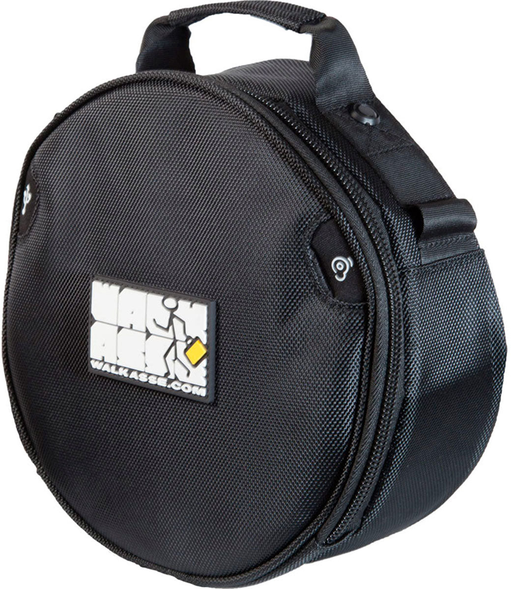 Schwarze Kopfhörertasche