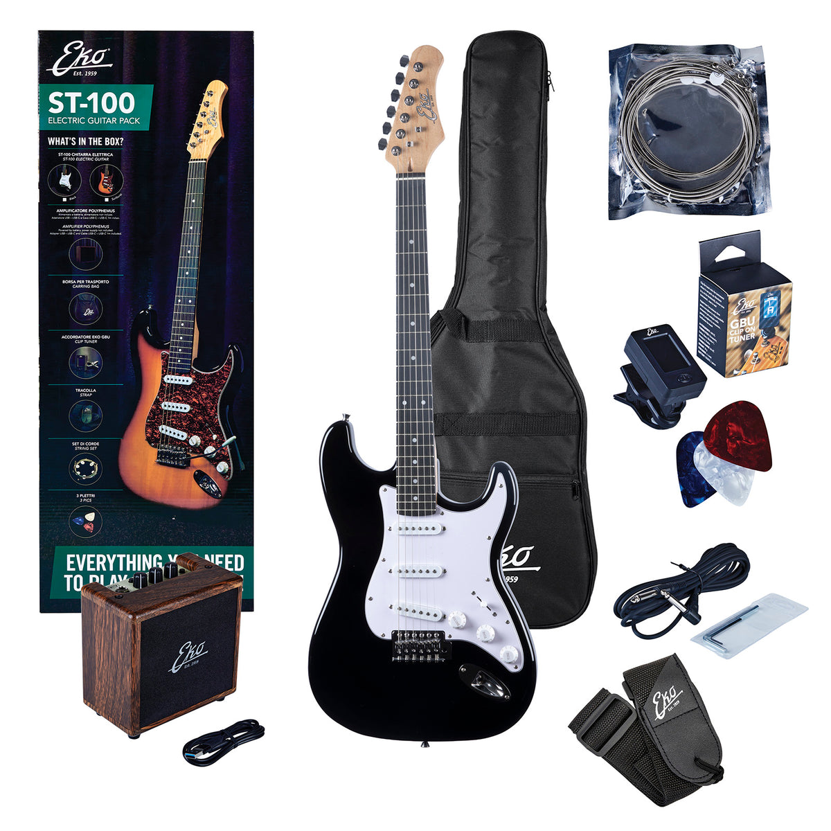 Pack ST 100 Schwarz